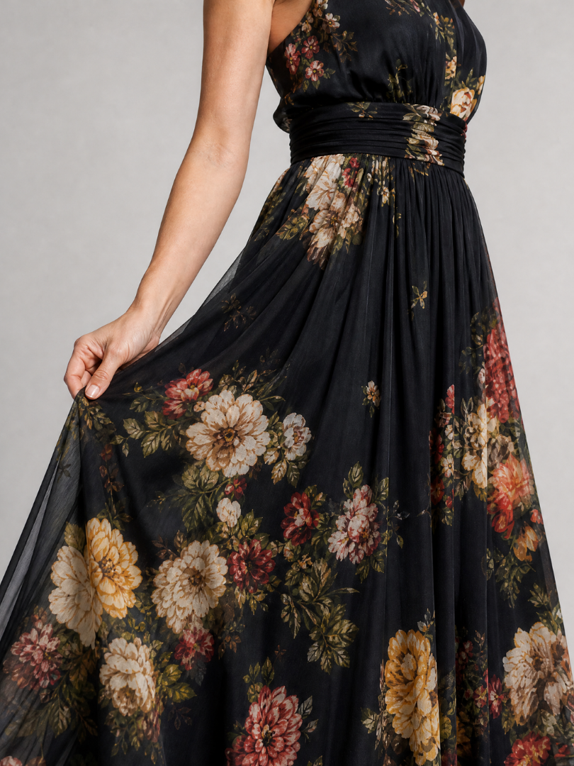 Sílvia - Vestido Midi Floral