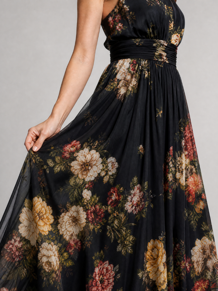 Sílvia - Vestido Midi Floral