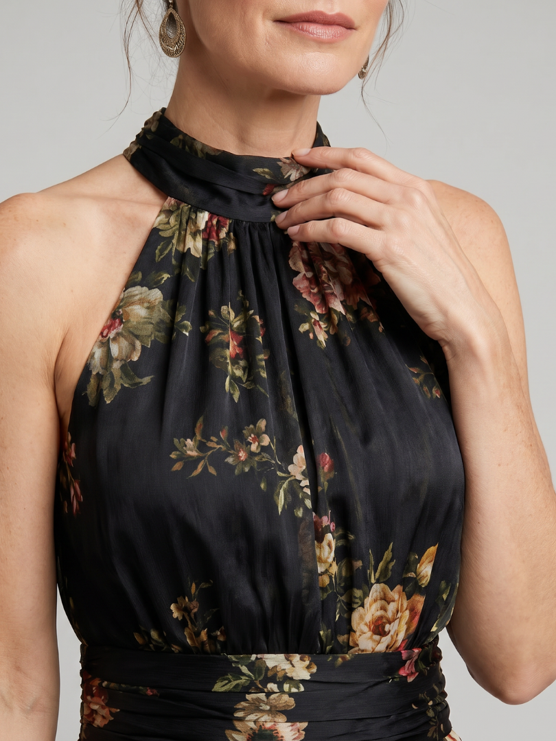 Sílvia - Vestido Midi Floral