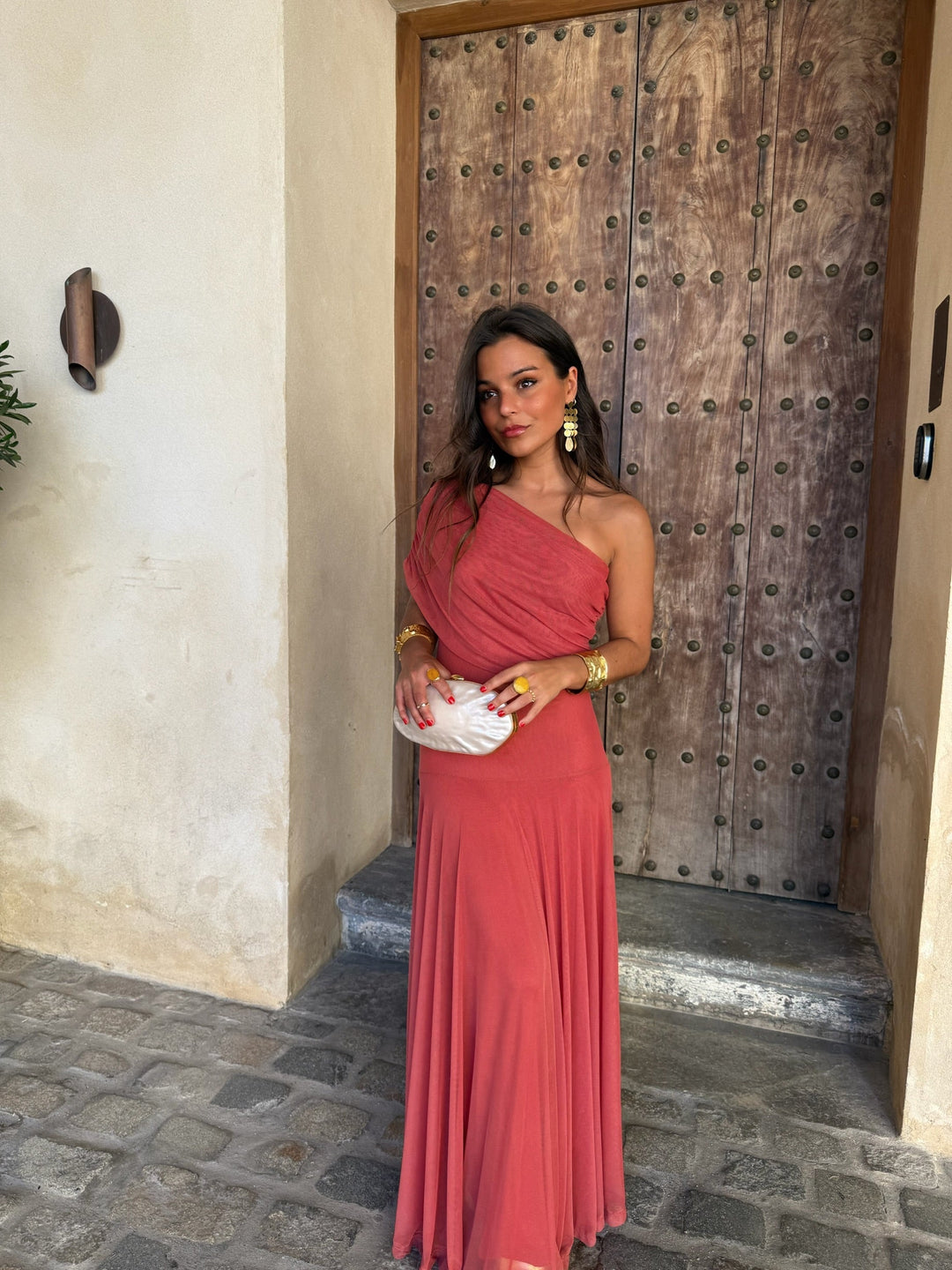 Rosa- Vestido Longo Vermelho